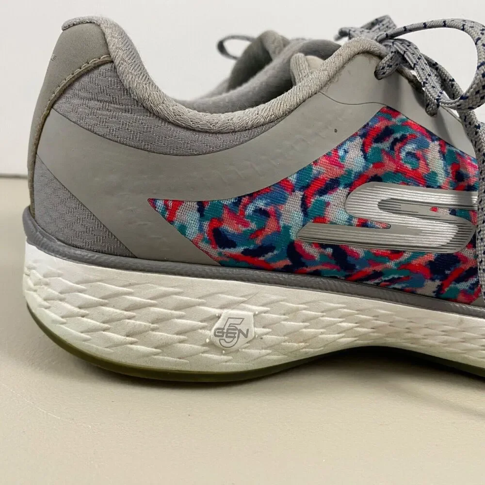 Skechers GoGolf Sneakers Womens 9 Eagle Major Soft Spike‎ Shoe Gray Pink 14863